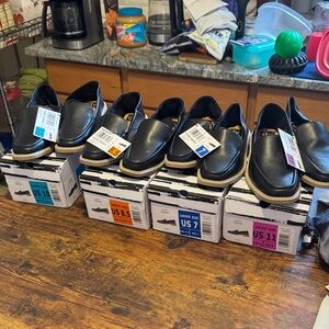 Dolce Vita - Black Slip-On Loafers - Set of Women’s Sizes